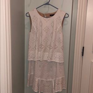 BCBG white dress “set”